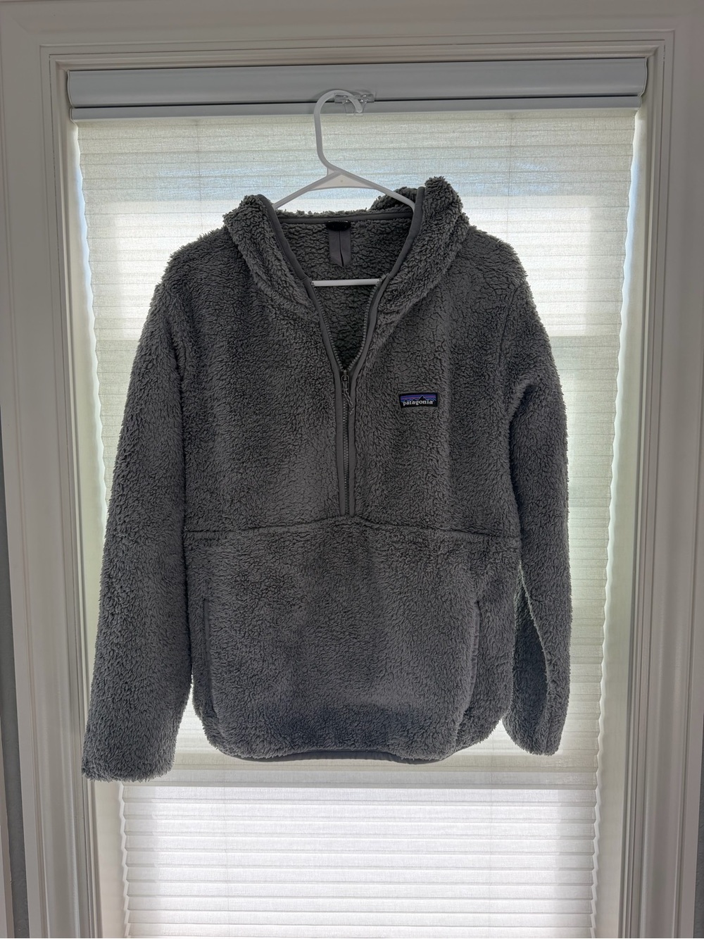 Patagonia Women’s Gray Hooded Fleece Pullover